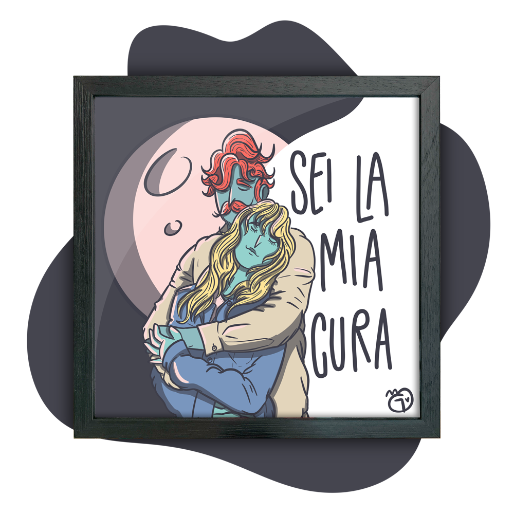 Stampa su Cartoncino - Sei la mia cura
