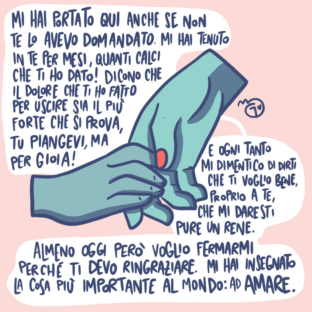 Quadretto 20x20 - Poesia per la Mamma