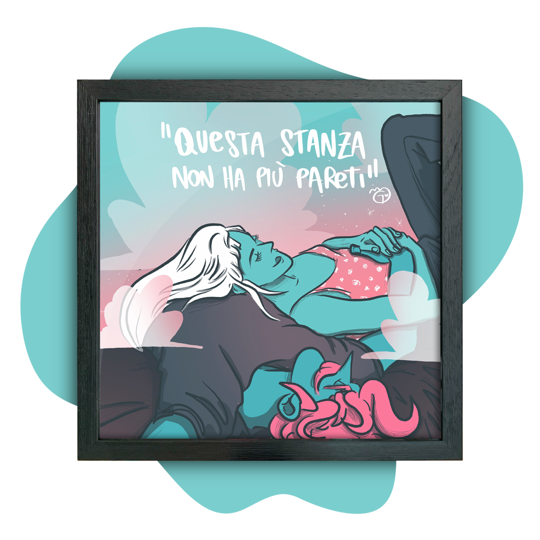 Stampa su Cartoncino - Questa Stanza Non Ha Più Pareti