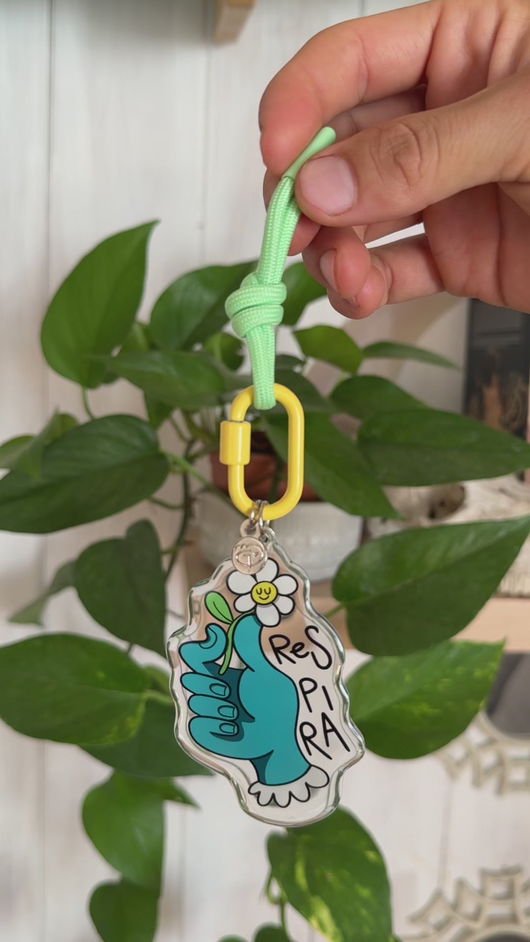 Portachiavi charm - Respira