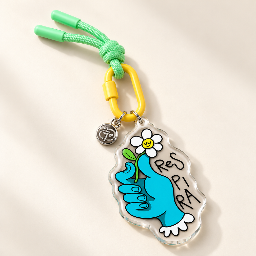 Portachiavi charm - Respira