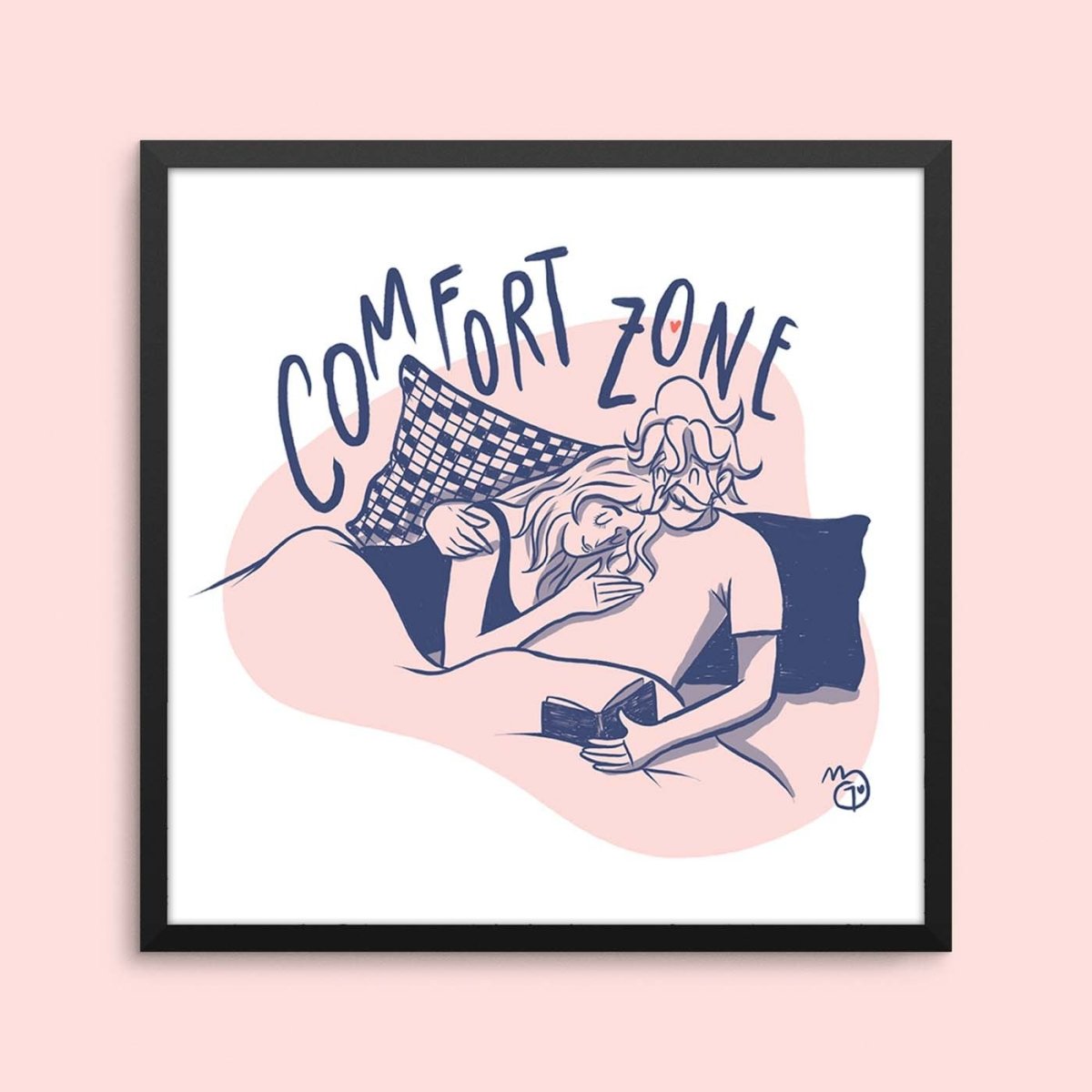 Poster su cartoncino premium - Comfort zone - ilbaffogram | Giulio Mosca