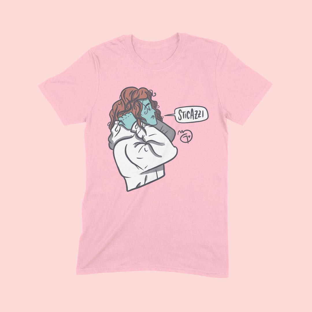 T-shirt - STICA ROSSA - uomo, donna, unisex - ilbaffogram | Giulio Mosca