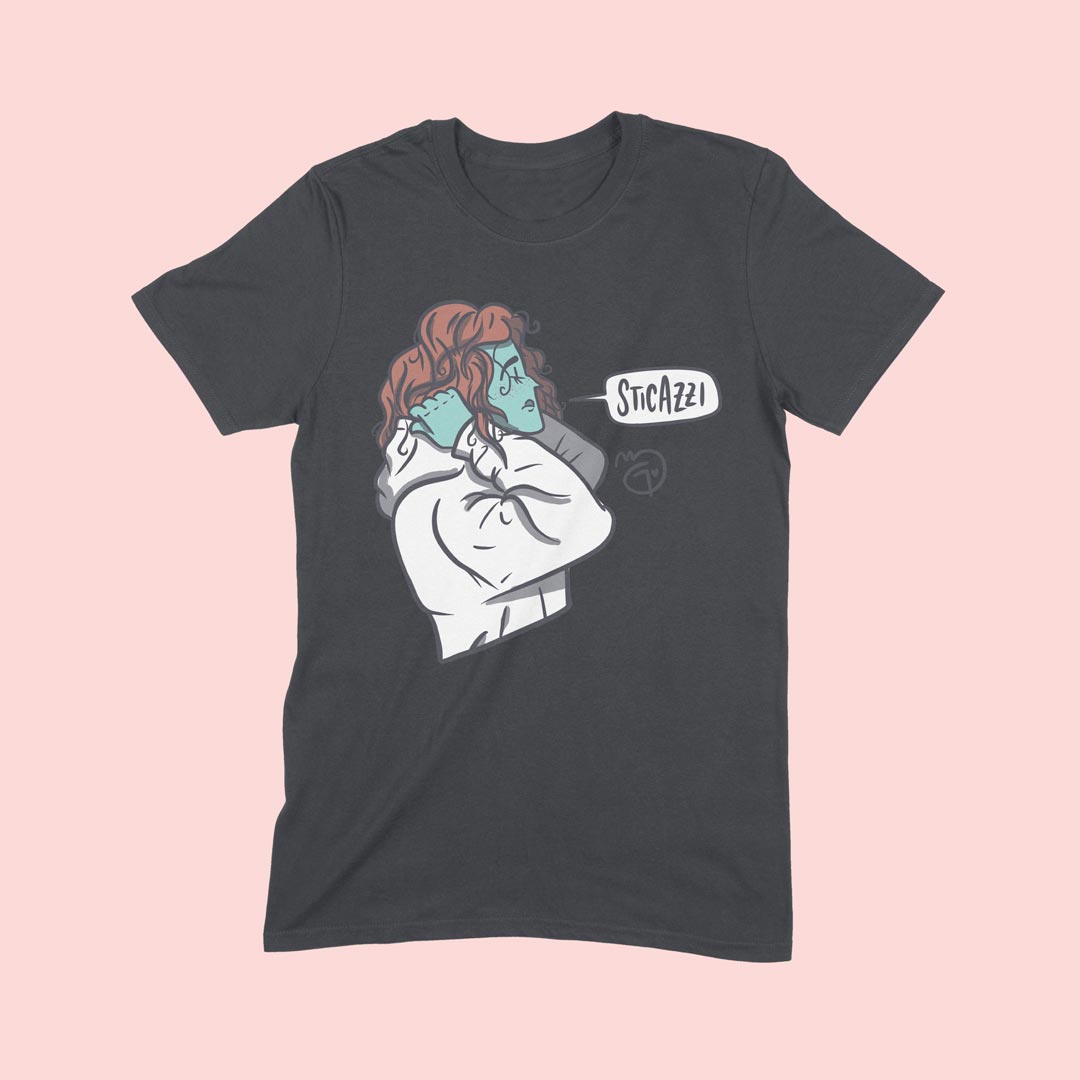 T-shirt - STICA ROSSA - uomo, donna, unisex - ilbaffogram | Giulio Mosca